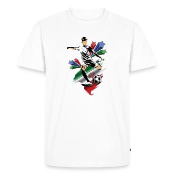Iran - Iran - Drapeaux - T-shirt Premium bio Homme - blanc - Devant - Nico (187cm)