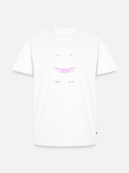 claudia - Männer Premium Bio T-Shirt - Weiß