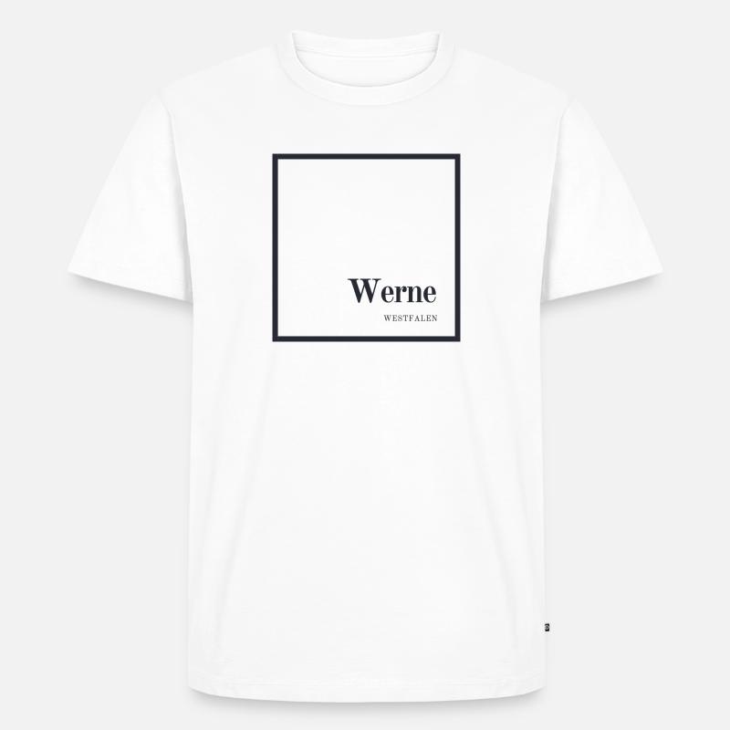 Werne an der Lippe - Männer Premium Bio T-Shirt - Weiß