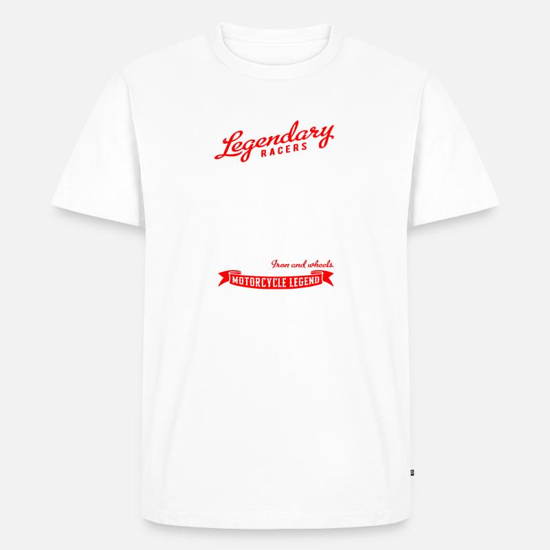 Simson Schwalbe Moped DDR - Männer Premium Bio T-Shirt - Weiß