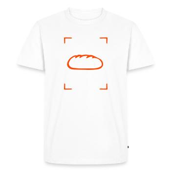 Rôti Tube Bun Four Enceinte Enceinte Enceinte - T-shirt Premium bio Homme - blanc - Devant - Nico (187cm)