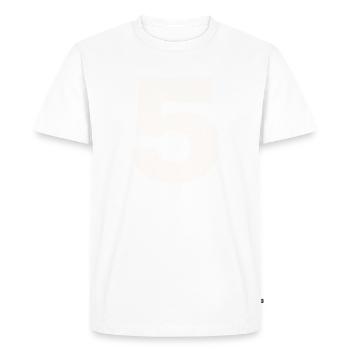 5 - T-shirt Premium bio Homme - blanc - Devant - Nico (187cm)