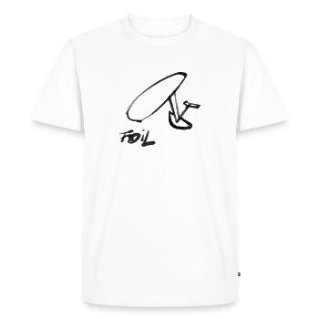 Foil Board - T-shirt Premium bio Homme - blanc - Devant - Nico (187cm)