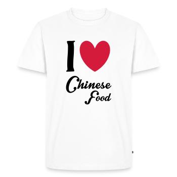 Chinese Food - T-shirt Premium bio Homme - blanc - Devant - Nico (187cm)