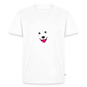 Facteur de nez bien et bon - T-shirt Premium bio Homme - blanc - Devant - Nico (187cm)
