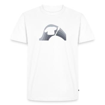 Cuisson du gâteau - T-shirt Premium bio Homme - blanc - Devant - Nico (187cm)