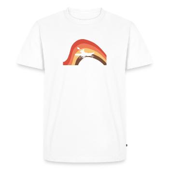 Kayak Rafting Eau vive - T-shirt Premium bio Homme - blanc - Devant - Nico (187cm)