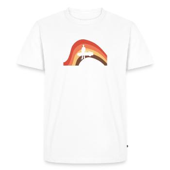 Vendeur de voitures Conducteur de voitures - T-shirt Premium bio Homme - blanc - Devant - Nico (187cm)