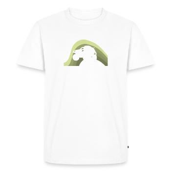 Autocross Car Racing Car - T-shirt Premium bio Homme - blanc - Devant - Nico (187cm)