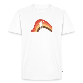 Minage Mineurs Mineurs - T-shirt Premium bio Homme - blanc - Devant - Nico (187cm)