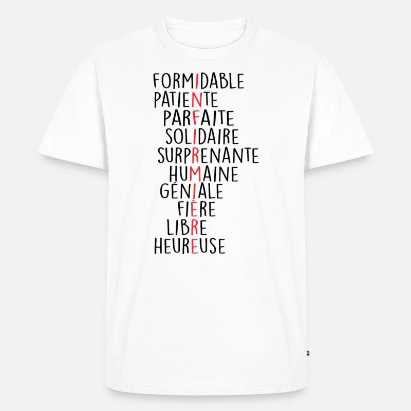 Definition des Begriffs "Krankenschwester" - Männer Premium Bio T-Shirt - Weiß