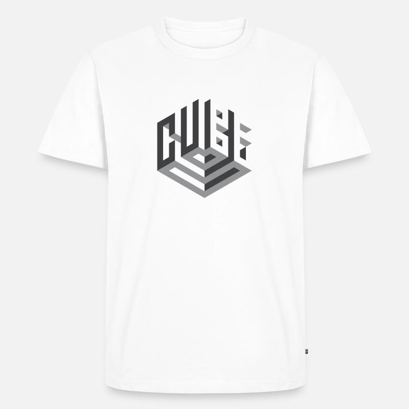 Cube sucht Speedcubing - Männer Premium Bio T-Shirt - undefined