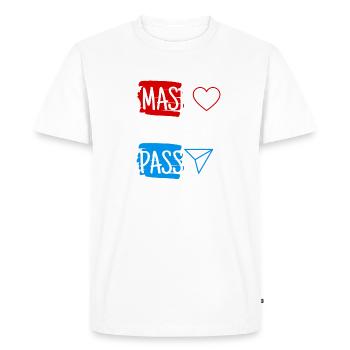 Smash or Pass - Men's Premium Organic T-Shirt - white - Front - Nico (187cm)