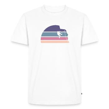 Falling into nothingness - Men's Premium Organic T-Shirt - white - Front - Nico (187cm)