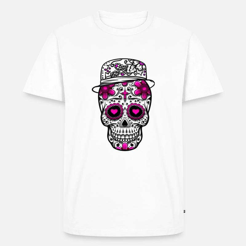TODESKOPF 2018 - Männer Premium Bio T-Shirt - Weiß