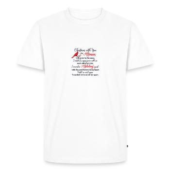 Noël avec toi au Ciel Cardinal - T-shirt Premium bio Homme - blanc - Devant - Nico (187cm)