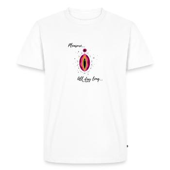Women Pleasure - T-shirt Premium bio Homme - blanc - Devant - Nico (187cm)