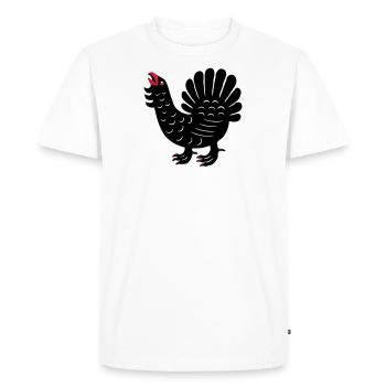 milieu-Finlande - T-shirt Premium bio Homme - blanc - Devant - Nico (187cm)