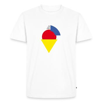 La glace fonctionne toujours - T-shirt Premium bio Homme - blanc - Devant - Nico (187cm)