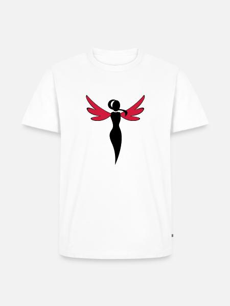flying - Men's Premium Organic T-Shirt - white