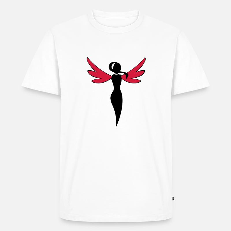 flying - Men's Premium Organic T-Shirt - white