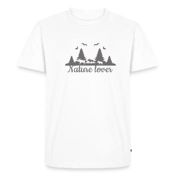 nature,nature lover,summer,landscape,skyline,elche - Men's Premium Organic T-Shirt - white - Front - Nico (187cm)