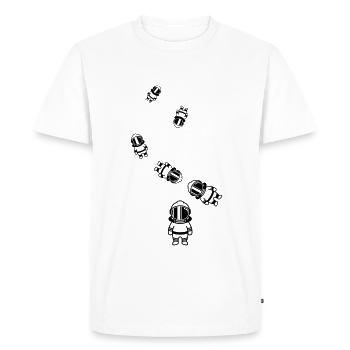 Astronaut icon icon - Men's Premium Organic T-Shirt - white - Front - Nico (187cm)