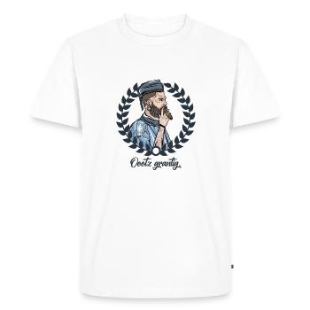 Rieser Grantler // Illustration - Men's Premium Organic T-Shirt - white - Front - Nico (187cm)