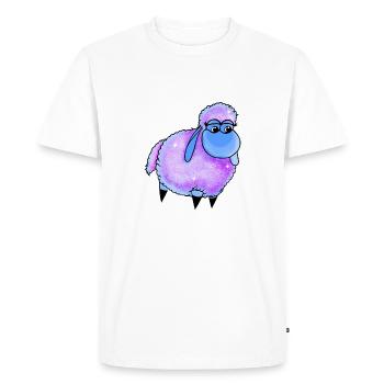 Wolly Sheepling Sprinkle - Men's Premium Organic T-Shirt - white - Front - Nico (187cm)