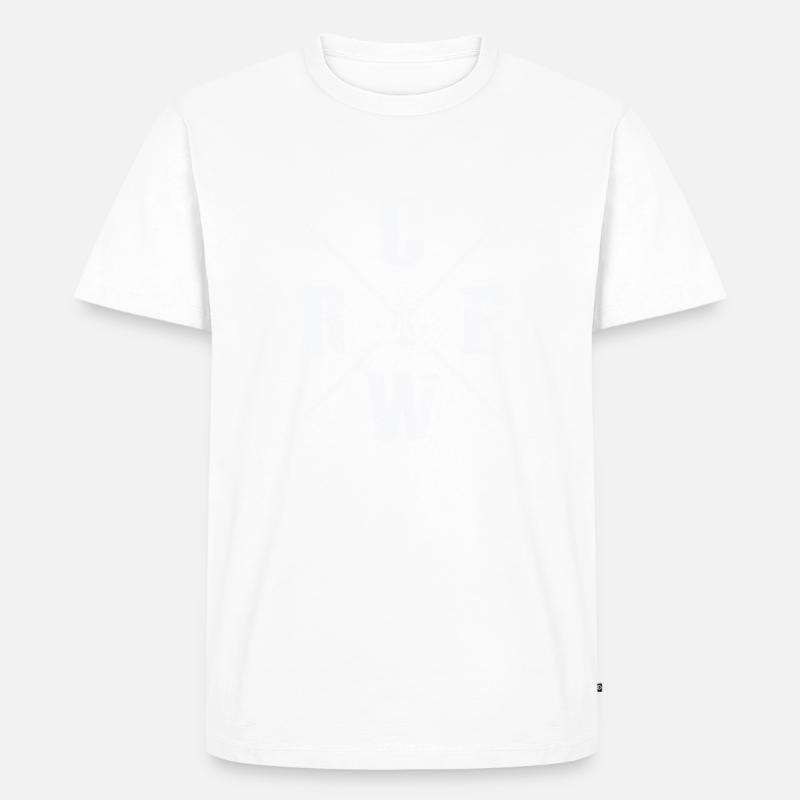 crew anker - Männer Premium Bio T-Shirt - Weiß
