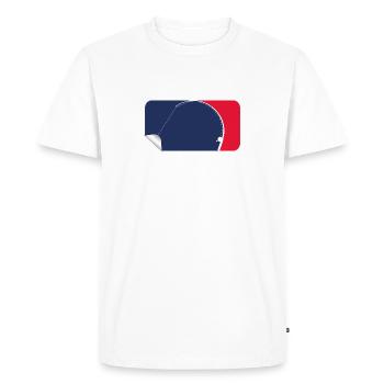 pêche - T-shirt Premium bio Homme - blanc - Devant - Nico (187cm)