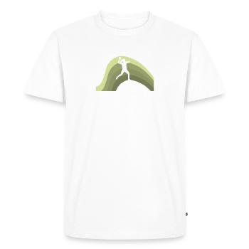 Dodgeball Team Dodgeball Team - Men's Premium Organic T-Shirt - white - Front - Nico (187cm)