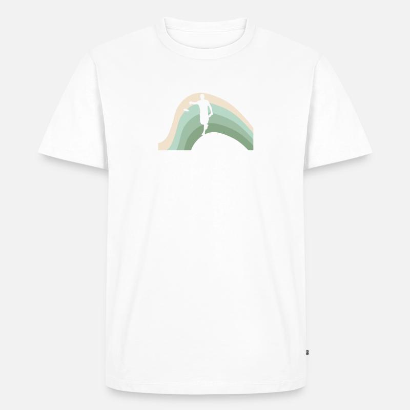 Discgolfspieler Discgolf Discgolf - Männer Premium Bio T-Shirt - Weiß
