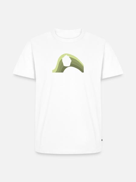 Törtchen Bäckerin - Männer Premium Bio T-Shirt - Weiß