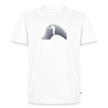 Frisbee Sport Sport - T-shirt Premium bio Homme - blanc - Devant - Nico (187cm)
