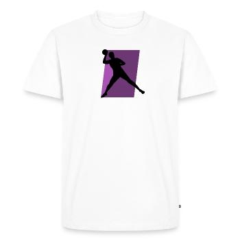 Dodgeball Team Dodgeball - Men's Premium Organic T-Shirt - white - Front - Nico (187cm)