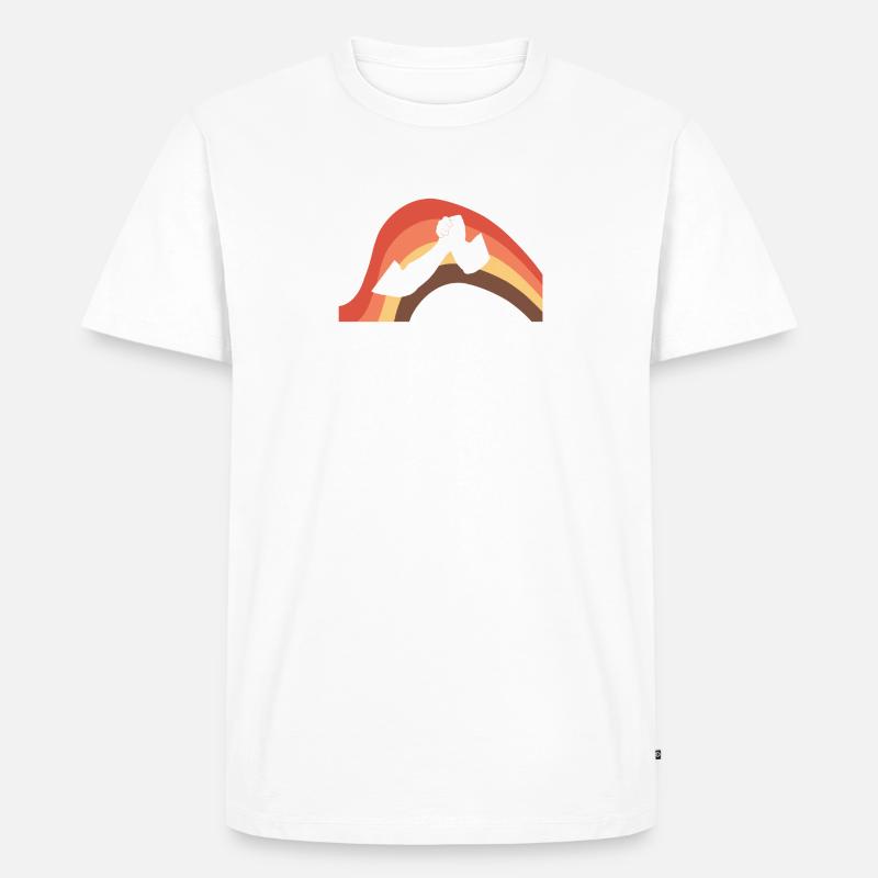 Starker Mann Starker Mann - Männer Premium Bio T-Shirt - Weiß