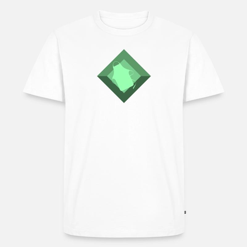Backen Backwaren Backen - Männer Premium Bio T-Shirt - Weiß