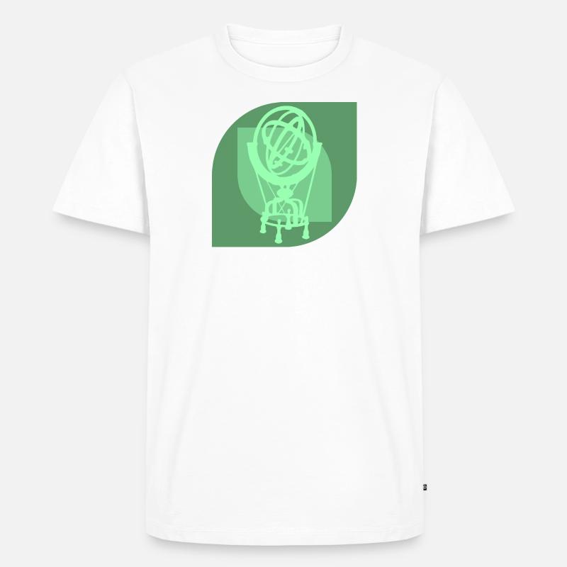 Physik Physik Himmelskörper - Männer Premium Bio T-Shirt - Weiß