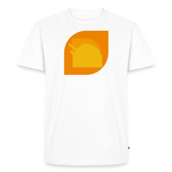 astronomy physicist celestial bodies - Men's Premium Organic T-Shirt - white - Front - Nico (187cm)