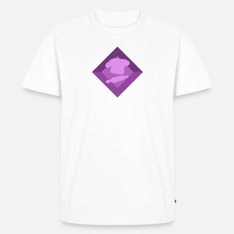 Cuisson du gâteau Muffin - T-shirt Premium bio Homme - blanc