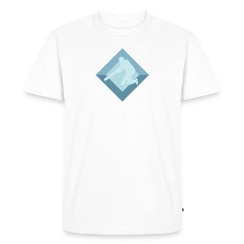 Cricket Cricket Team Pitcher - T-shirt Premium bio Homme - blanc - Devant - Nico (187cm)
