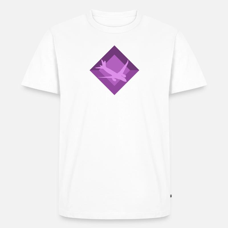 Aerospace Engineering Fliegen Aerospace - Männer Premium Bio T-Shirt - Weiß