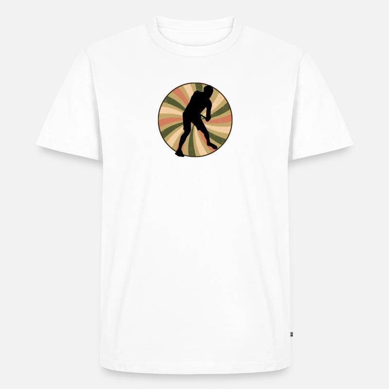 Discgolf - Männer Premium Bio T-Shirt - Weiß