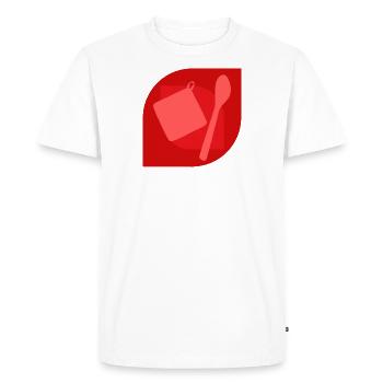 Baked Goods Cupcake Cake - Men's Premium Organic T-Shirt - white - Front - Nico (187cm)