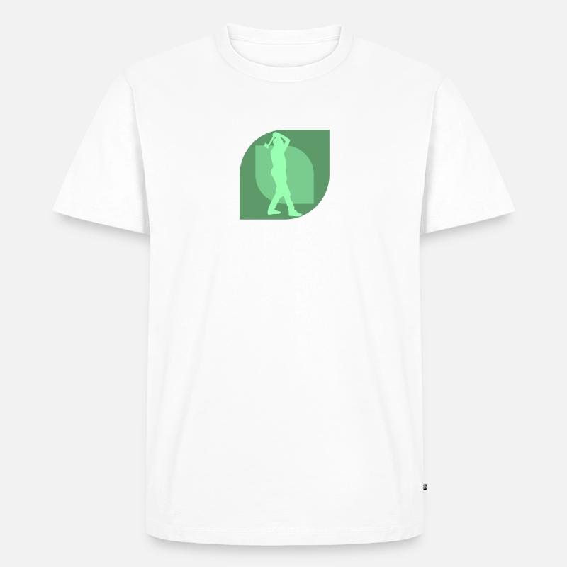 Axtwerfen Axtwerfen Axe Throwing - Männer Premium Bio T-Shirt - Weiß