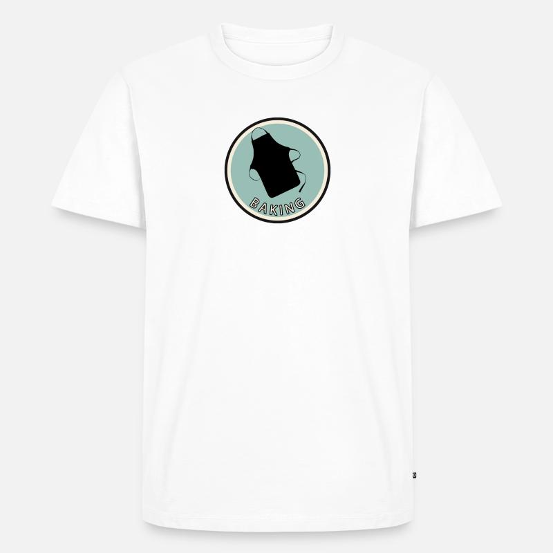 Baking Backwaren Baking - Männer Premium Bio T-Shirt - Weiß