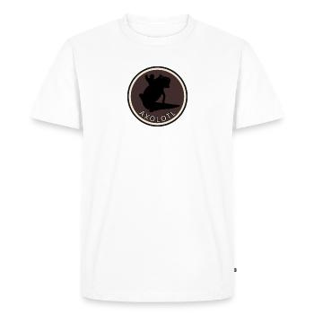 Axolotls Axolotls - T-shirt Premium bio Homme - blanc - Devant - Nico (187cm)