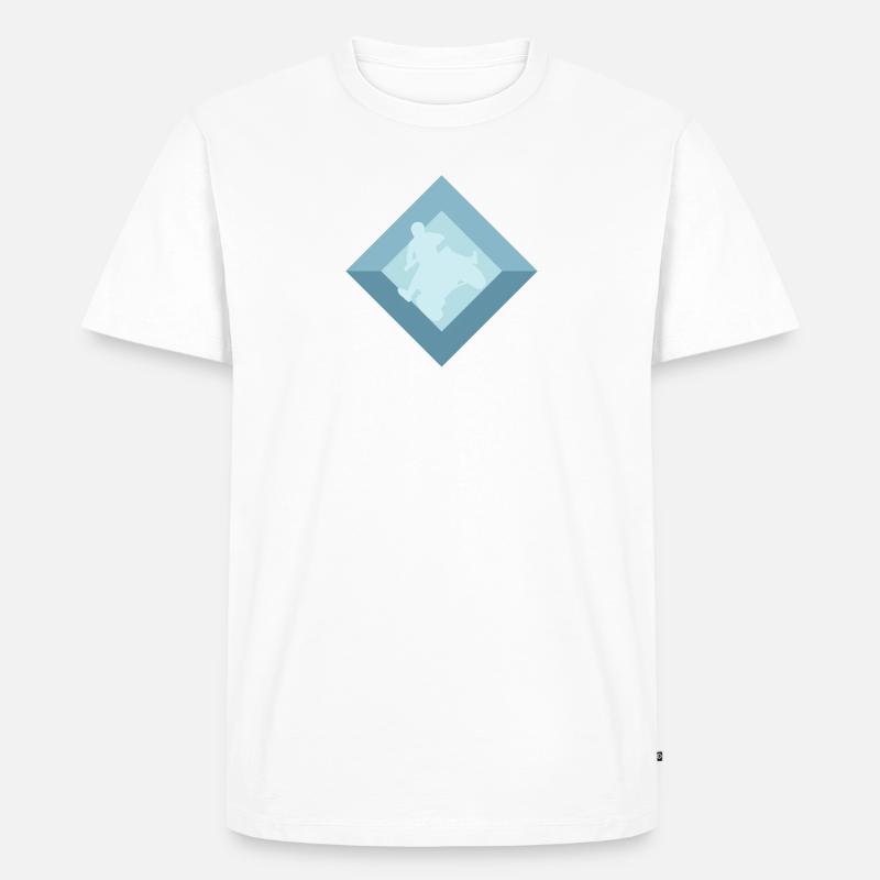 Cascade Cascade Cascadeur - T-shirt Premium bio Homme - blanc