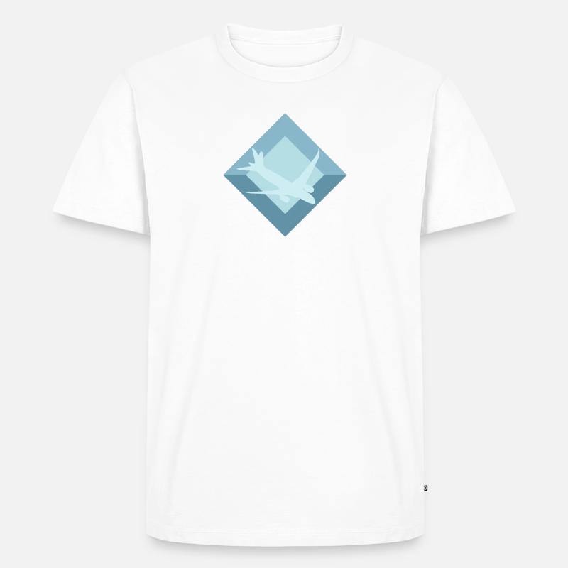 Aerospace Luftfahrt Luftfahrt - Männer Premium Bio T-Shirt - Weiß